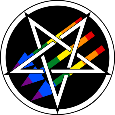 Queer Satanic Antifa Logo